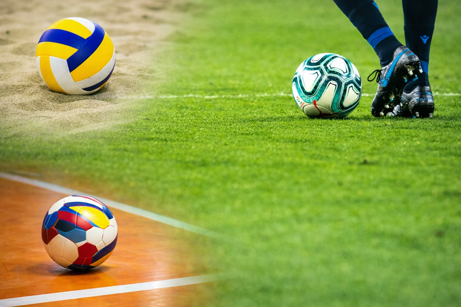 Jogadores em partida de futebol